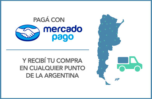 Pag&aacute; con MercadoPago y recib&iacute; tu compra en cualquier punto de Argentina